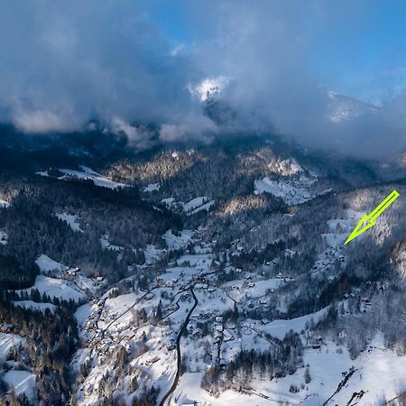 Dwarfs Cabin Overlooking Julian Alps Near Bled Jesenice Exterior foto